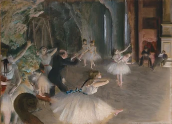 The Rehearsal of the Ballet on Stage, c.1878-79